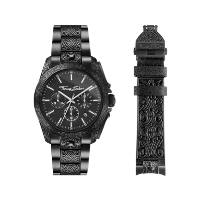 Thomas Sabo Men s watch Rebel at heart Chronograph black Watch Direct