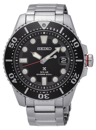 Seiko Prospex Diver 200M Black Dial Watch SNE551P