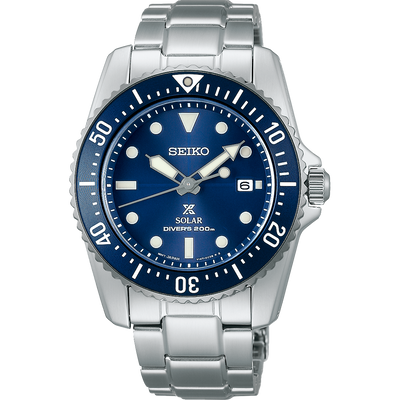 Seiko Prospex Blue Solar Diver Men's Watch SNE585P