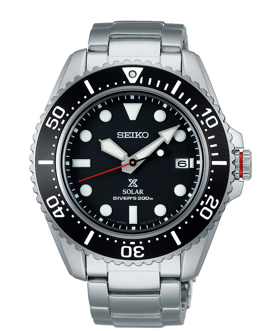 Seiko Prospex Solar Divers D200M Mens Watch SNE589P