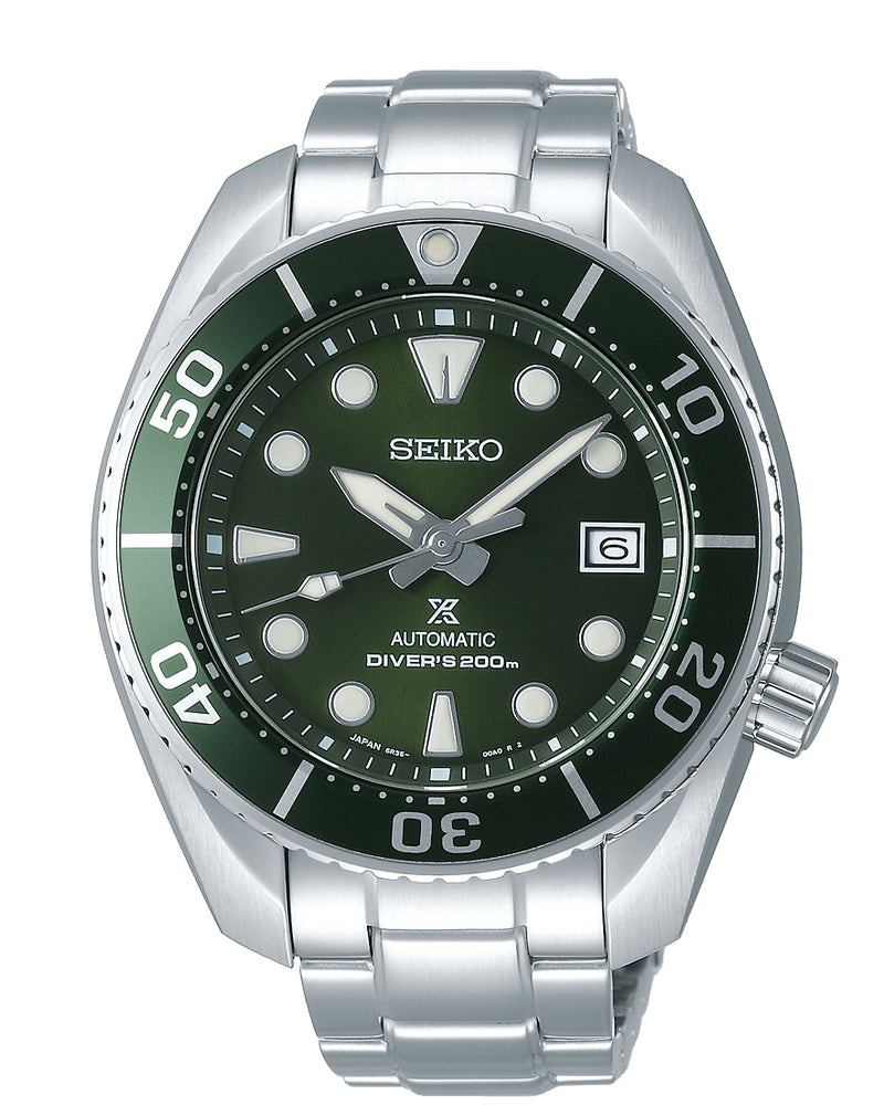 Seiko Prospex Sumo Divers Green Dial Watch SPB103J