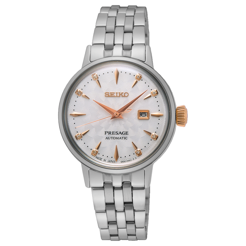 Seiko Presage Automatic Stainless Steel Bracelet Watch SRE009J