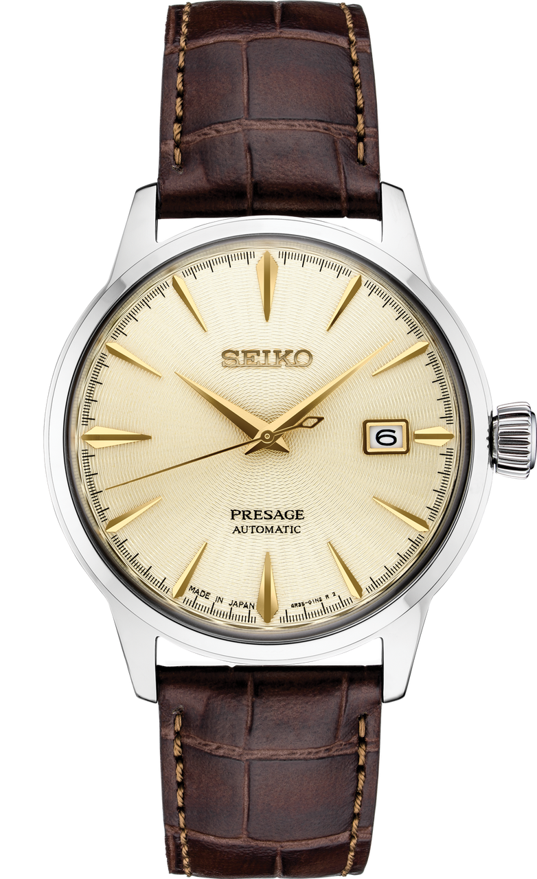Seiko Presage Cocktail Gimlet Automatic Watch SRPC99J Watch Direct