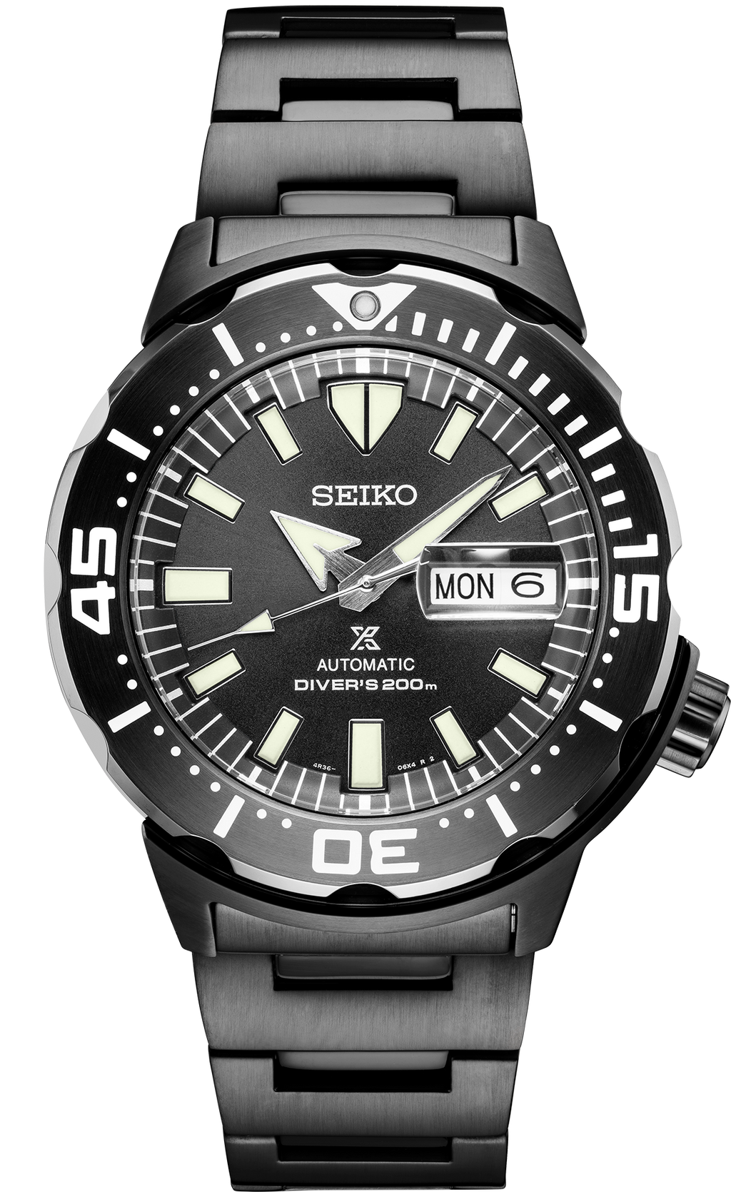 Seiko monster black dial outlet