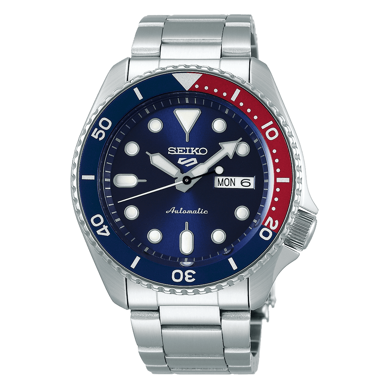 Seiko 5 sports blue best sale