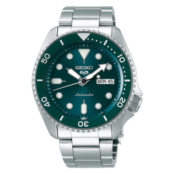 Seiko 5 sports green dial best sale