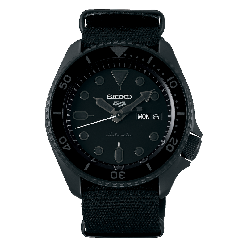 Seiko 5 Sports Black on Black Watch SRPD79K