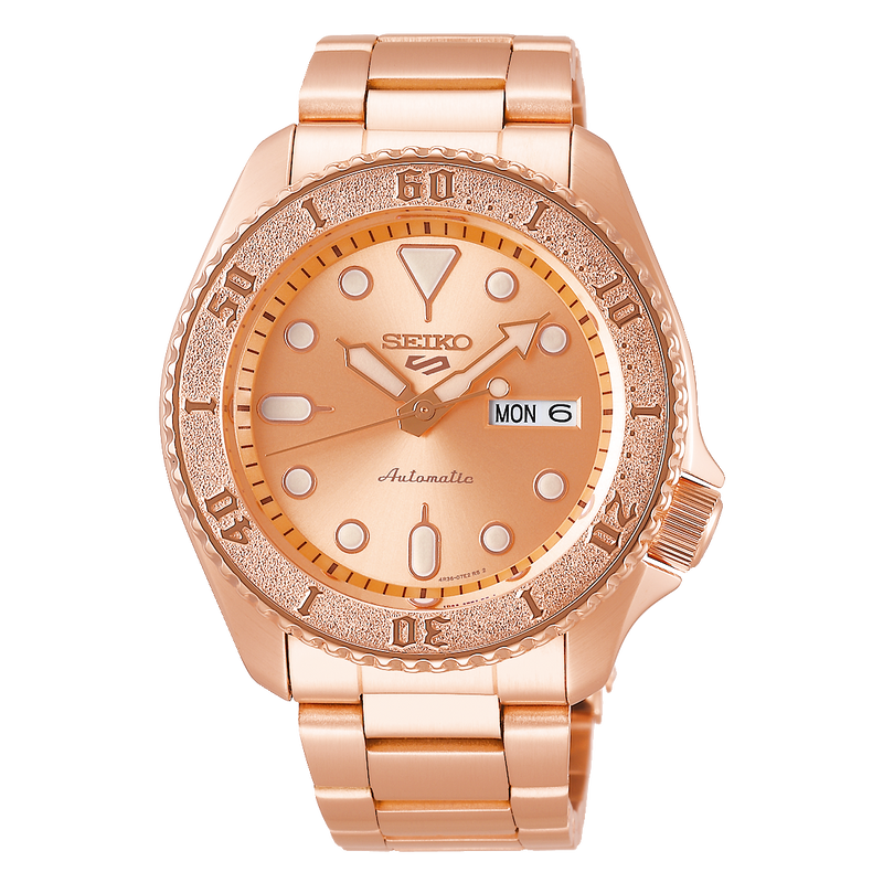 Rose gold discount automatic men's watch