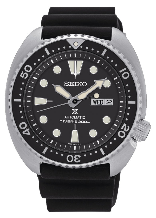 Seiko Prospex "Turtle" Divers Black Dial Watch SRPE93K