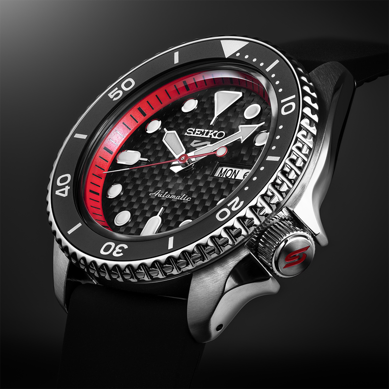 Seiko 5 sports discount red special edition