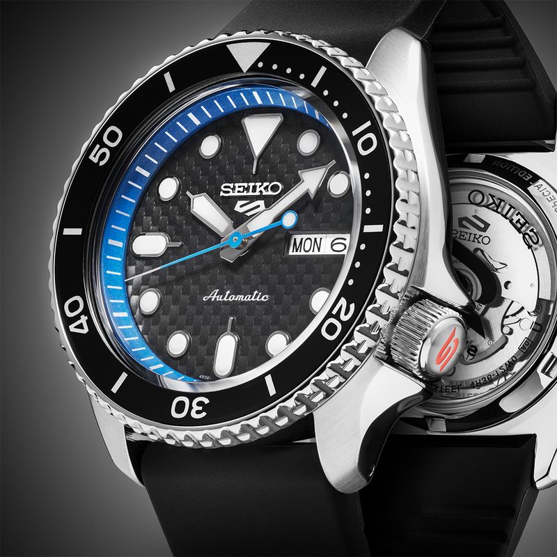 Seiko Supercars Special Edition Blue Automatic Watch SRPJ05K