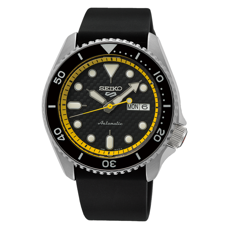 Seiko best sale yellow watch