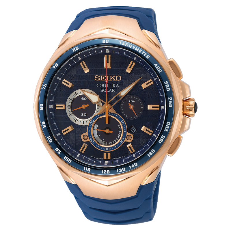 Seiko coutura solar blue dial best sale