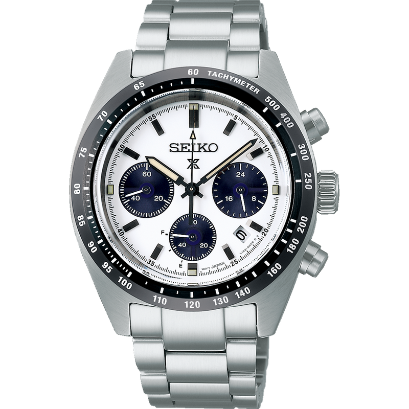 Seiko automatic chronograph panda best sale
