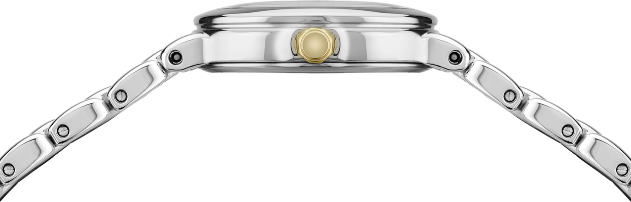 Seiko Two Tone Solar Womens Watch SUP349