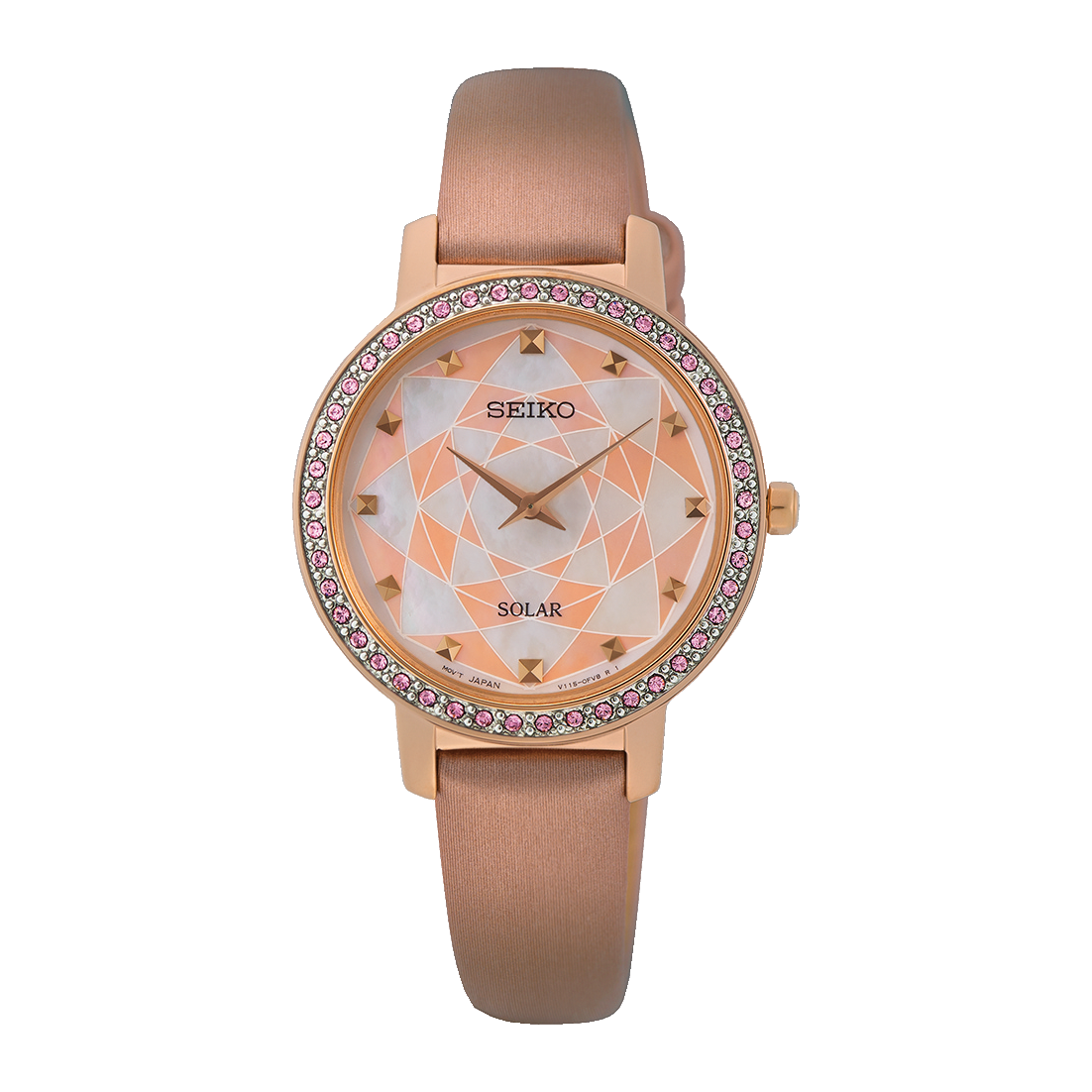 Seiko Conceptual Series Rose Gold Steel Dress Watch SUP456P