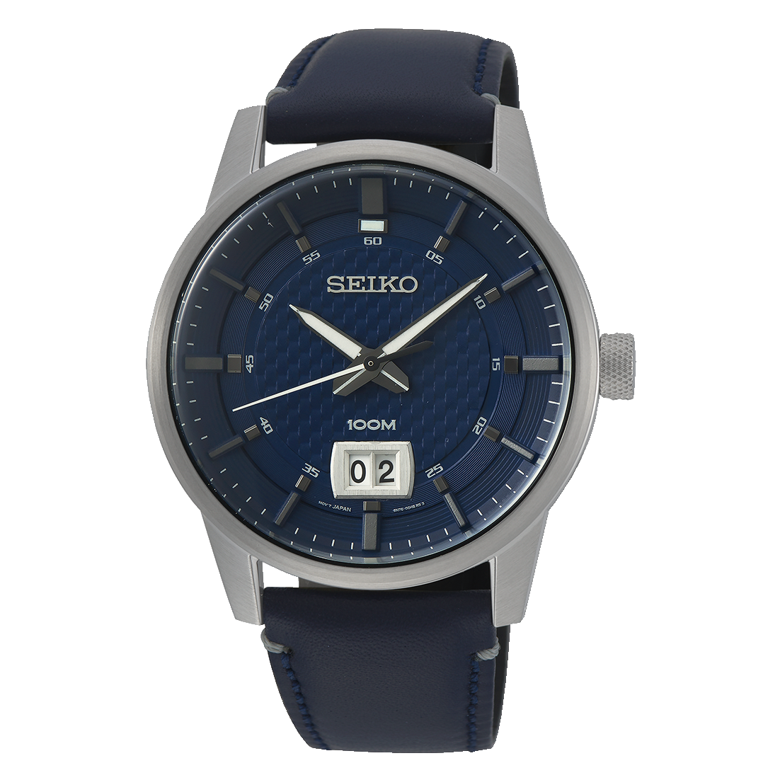 Seiko Quartz Blue Dial Mens Watch Sur287P1