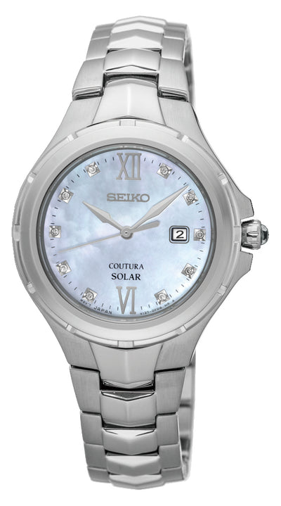 Seiko Coutura Ladies Diamond Dress Watch SUT307P Watch Direct