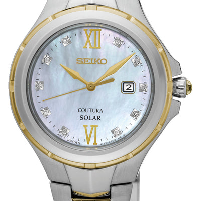 Seiko Coutura Ladies Diamond Dress Watch SUT308P Watch Direct