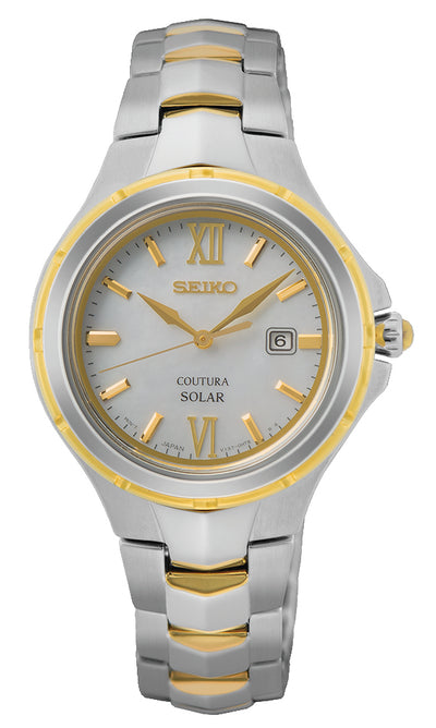 Seiko Ladies Coutura Daywear Two Tone Stainless Steel Watch