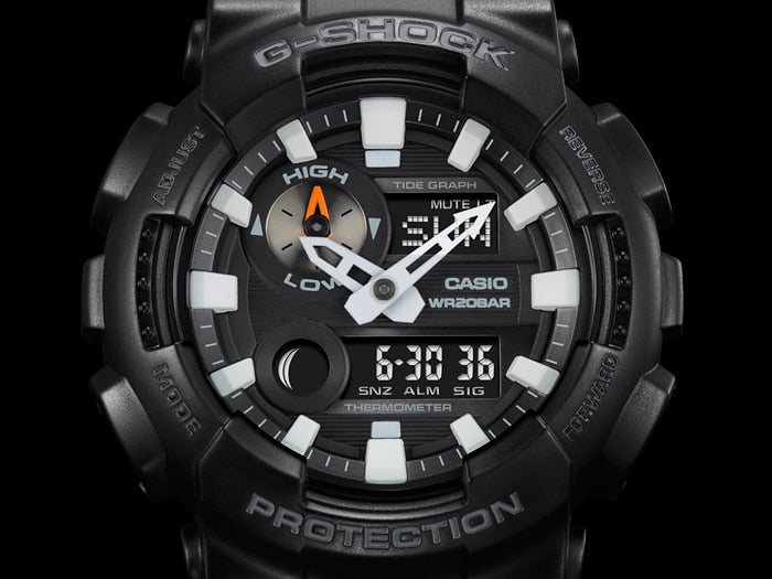 G-Shock G-Lide Tide Graph Men's Watch GAX100B-1A