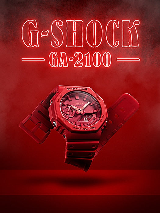 G-Shock Casio Red Carbon Core Guard GA2100-4A