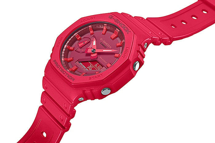 Bright red g shock hotsell