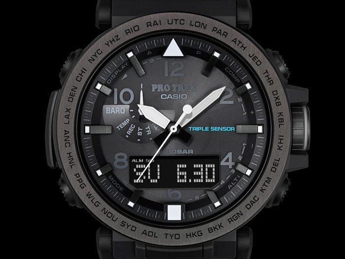 Casio Triple Sensor Version Mens Watch Prg-650Y-1