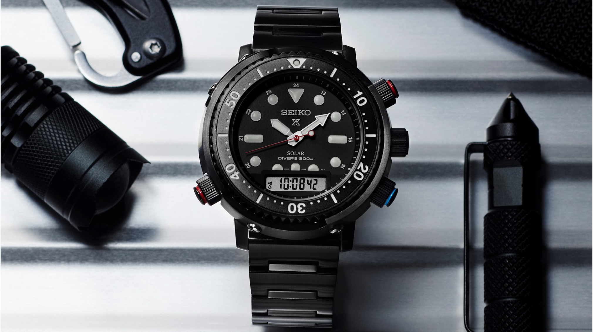 Seiko Prospex Special Edition Arnie Solar Divers Watch SNJ037P