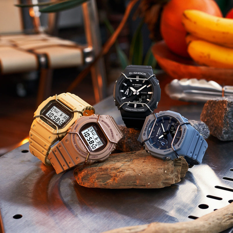 G-Shock CasiOak Face Protector Natural Blue GA2100PT-2A