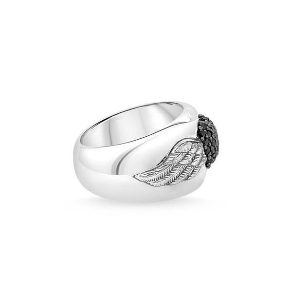 Thomas Sabo Ring Winged Heart Black