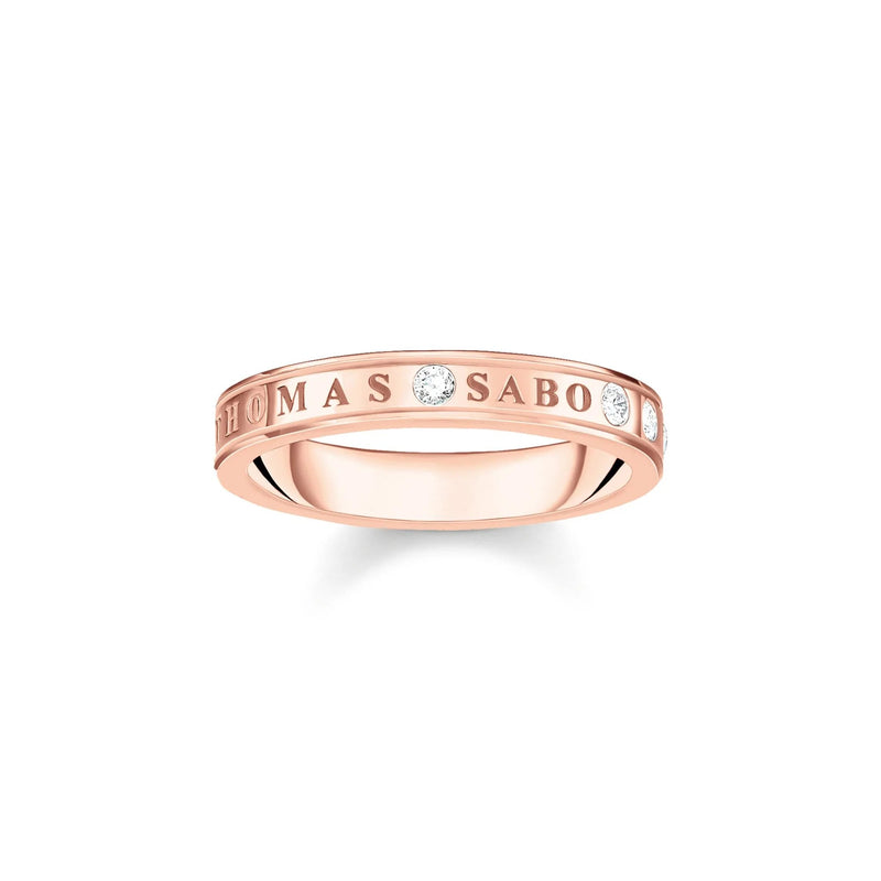 THOMAS SABO Sparkling Circles Rose Gold 1984 Ring