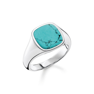 Modern turquoise store ring