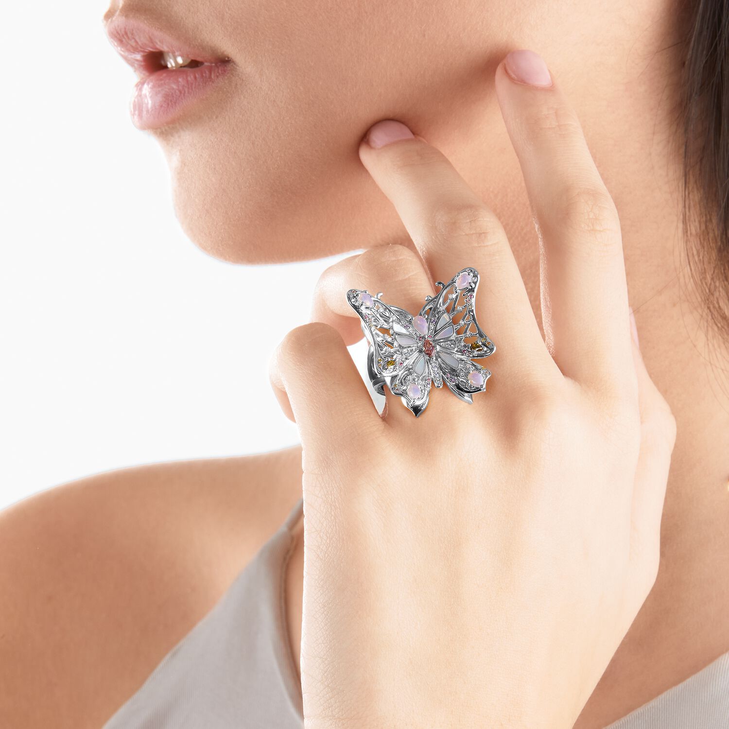 Thomas Sabo Ring Butterfly Silver