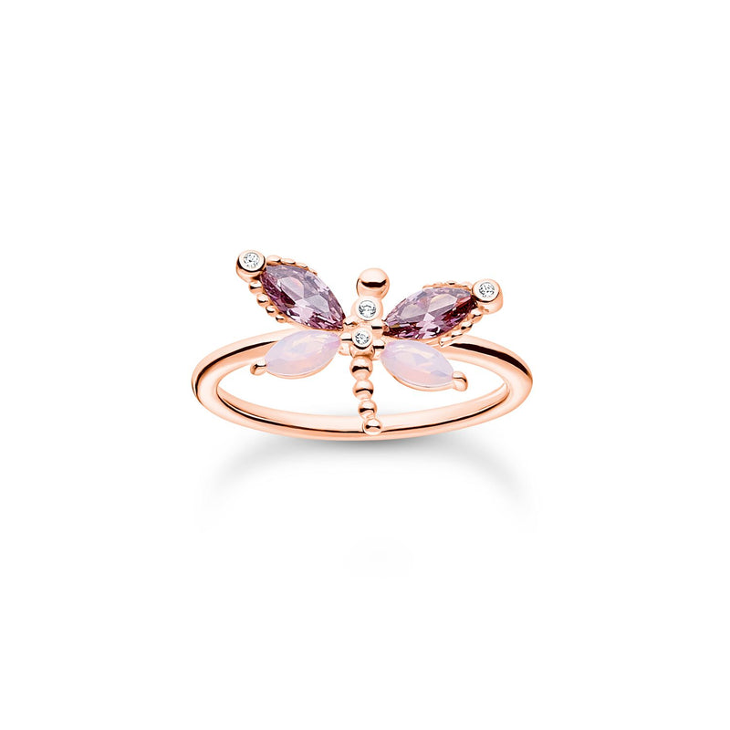 Thomas Sabo Ring Dragonfly Rose Gold