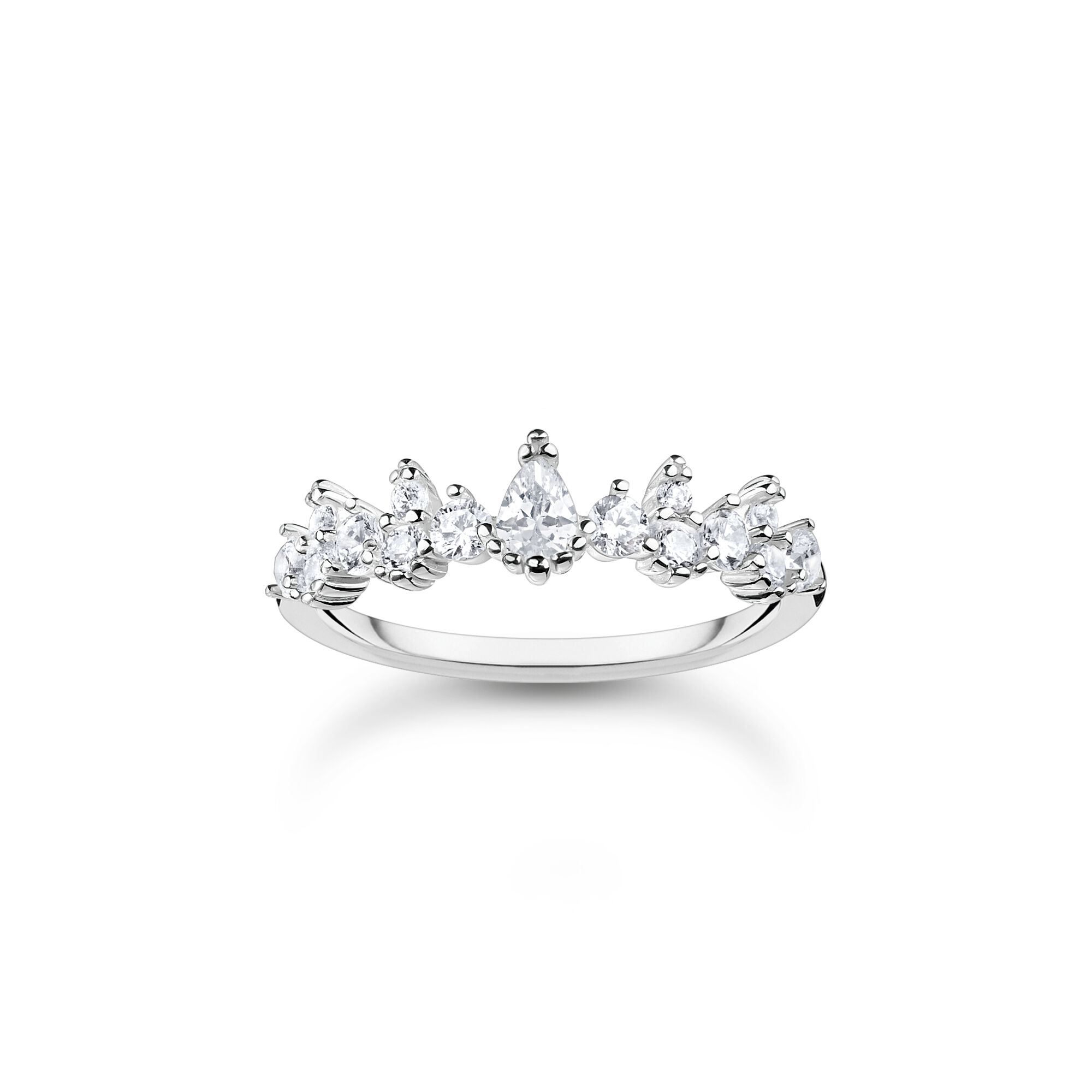 THOMAS SABO Ring ice crystals silver