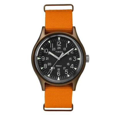 Timex Mens Mk1 Aluminum 40Mm Fabric Strap Watch