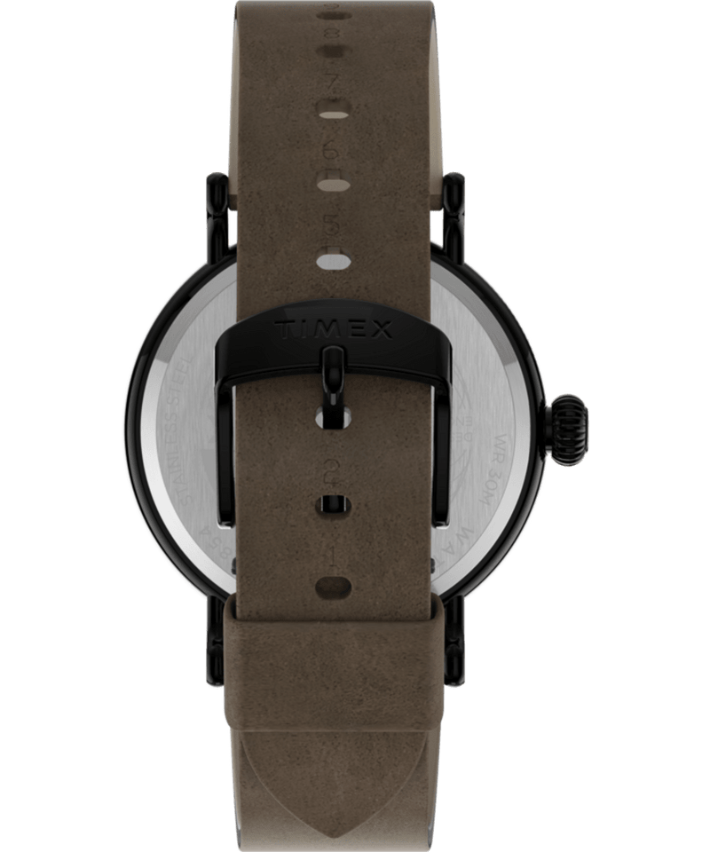 Timex Standard 40mm Brown Leather Strap Watch TW2T69400