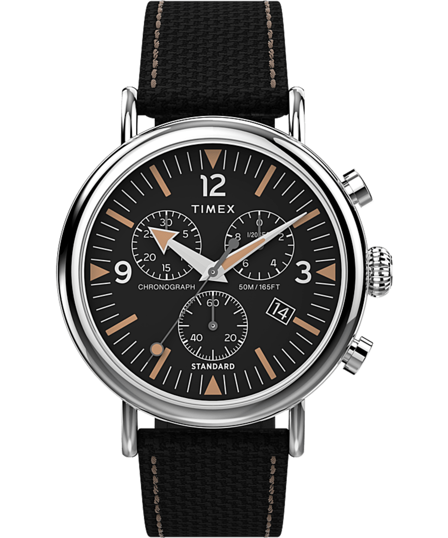 Timex Standard Chronograph 41mm Fabric Strap Watch TW2V43700
