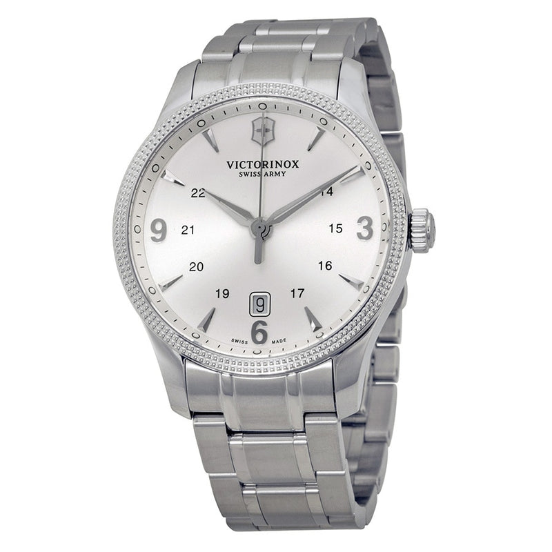 Victorinox Swiss Army Alliance Silver Dial Stainless Steel Mens Watch