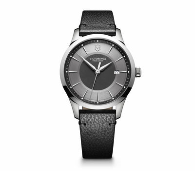 Victorinox Alliance Black And Silver Dial Mens Watch 241804