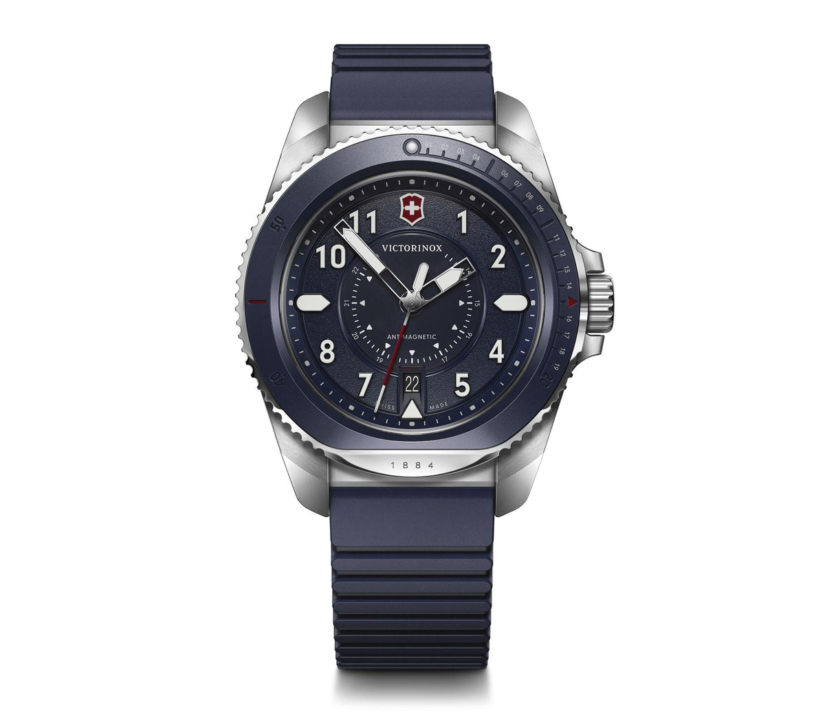 Victorinox Journey 1884 Blue Rubber Watch 241975