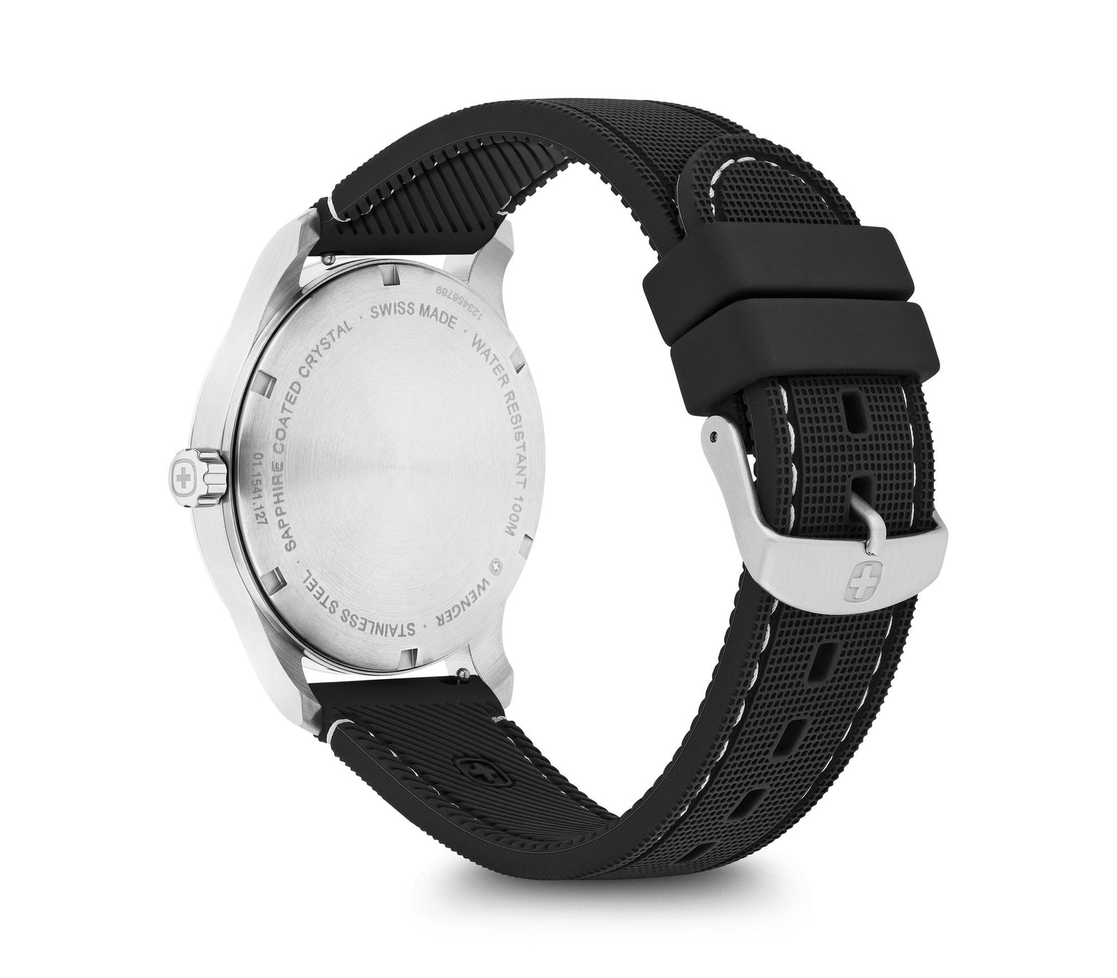 Wenger watch sapphire crystal top