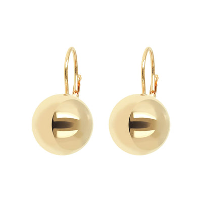 Bronzallure Golden Sphere Earrings