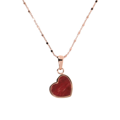 Bronzallure Mini Heart Pendant Necklace