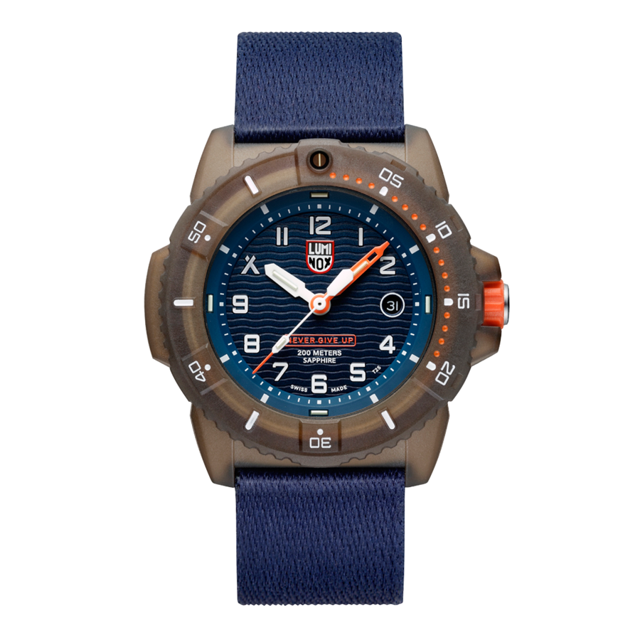 Luminox Bear Grylls Survival Eco Series 3703 features a durable design for adventurers committed to the planet.