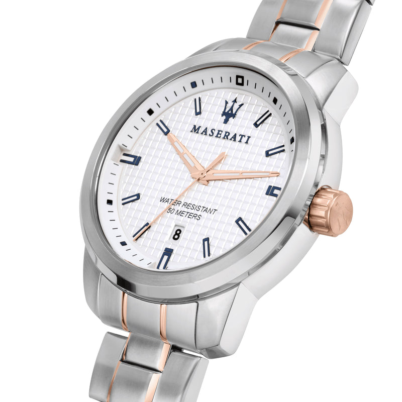 Maserati Successo White Watch