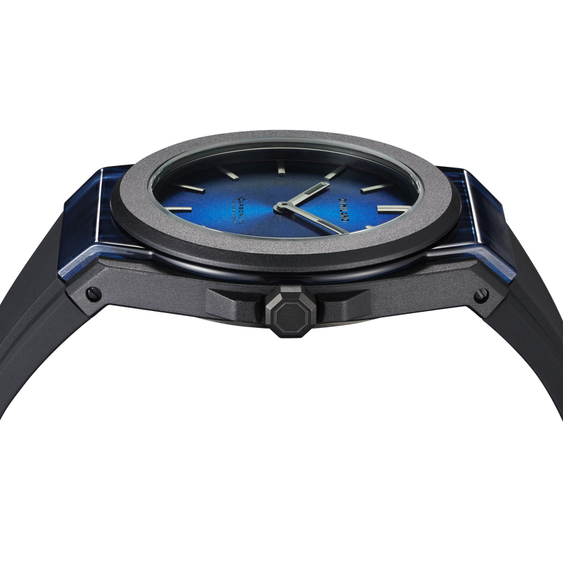 D1 Milano Carbonlite Blue 40.5mm Watch CLRJ04