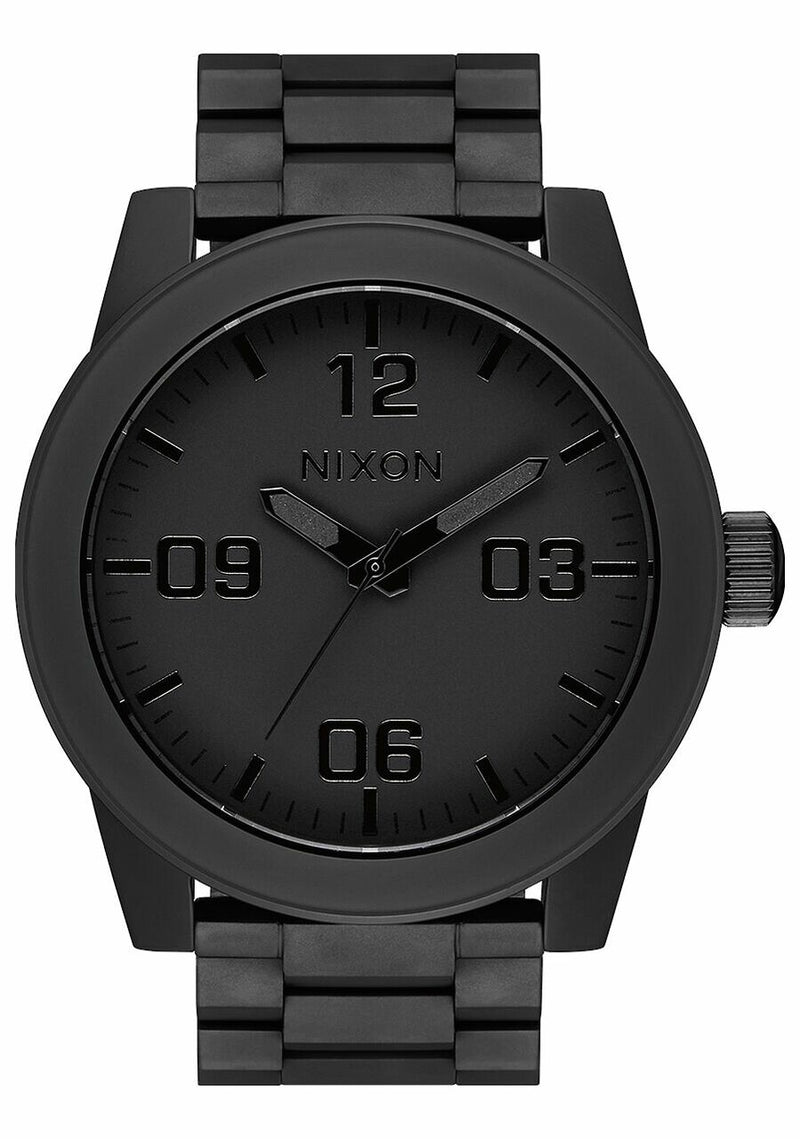 Nixon Corporal SS All Matte Black Watch A3463256 Watch Direct