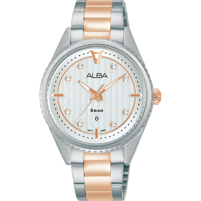Alba Active Dress Analogue Silver Dial Womens Watch AH7AJ7X